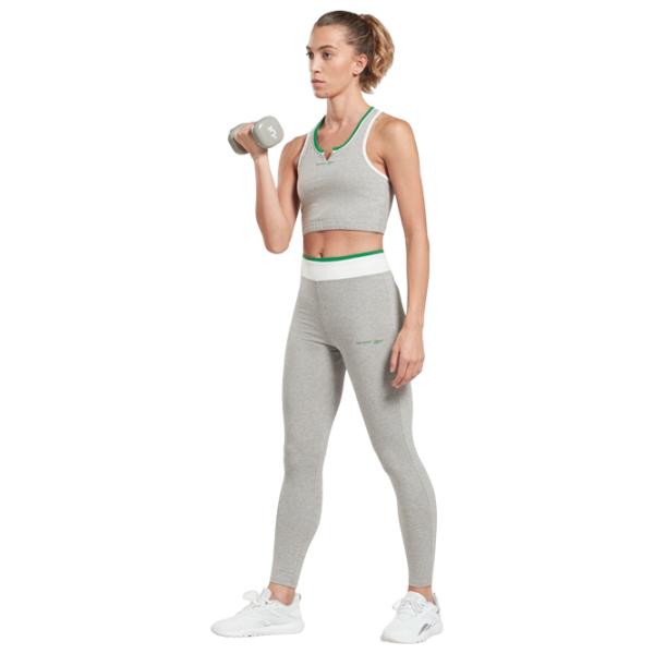 Colanți sport pentru femei Reebok RIE Cotton XS/ Gray photo 2 Colanți sport pentru femei Reebok RIE Cotton XS/ Gray photo 2