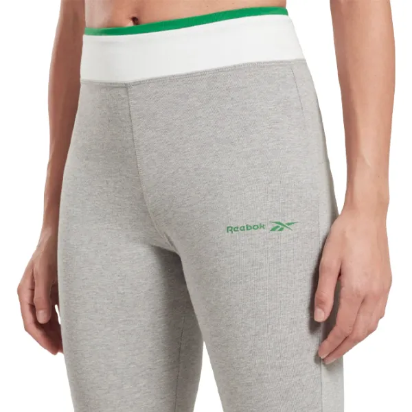Colanți sport pentru femei Reebok RIE Cotton XS/ Gray photo 3 Colanți sport pentru femei Reebok RIE Cotton XS/ Gray photo 3