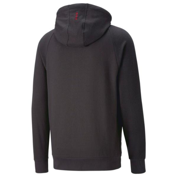 Hanorac pentru bărbați Puma Ferrari Race Hooded Sweat Jacket Drept/ Black photo 2