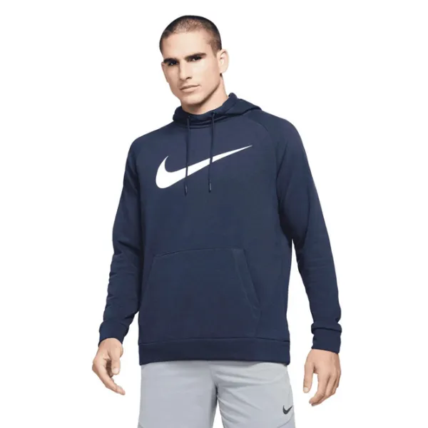 Hanorac pentru bărbați Nike Dri-Fit Training Swoosh Drept/ Navy photo 2