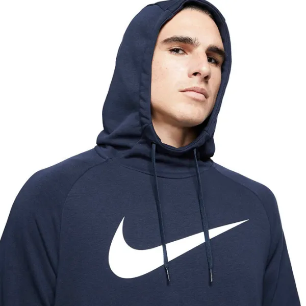 Толстовка для мужчин Nike Dri-Fit Training Swoosh Прямой/ Темно-синий photo 4