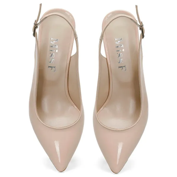 Pantofi pentru femei Miss F DS24009 4FX 38/ Nude photo 4