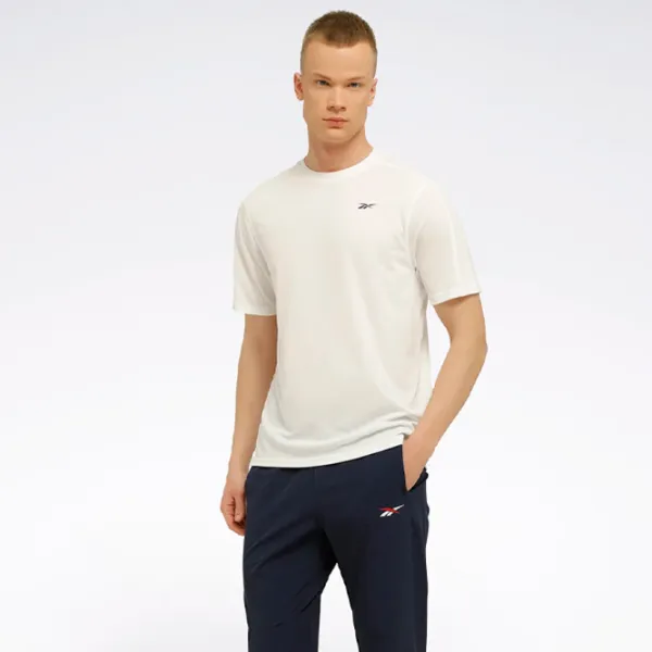 Tricou pentru bărbați Reebok SS TECH TE White photo 4 Tricou pentru bărbați Reebok SS TECH TE White photo 4