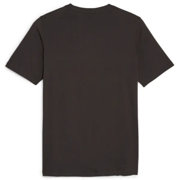 Tricou pentru bărbați Puma Ess+ Minimal Gold Tee 100% bumbac/ Black photo 2