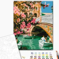 Картина по номерам BrushMe Весенняя Венеция 50 x 40 см/ Вертикальная photo 2