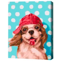 Картина по номерам BrushMe Собака с леденцом 50 x 40 см/ Вертикальная photo 3