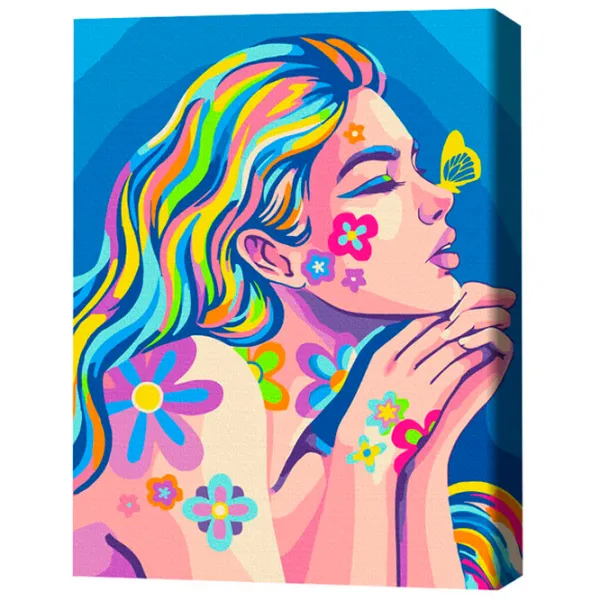 Картина по номерам BrushMe Неоновые мечты 50 x 40 см/ Вертикальная photo 3