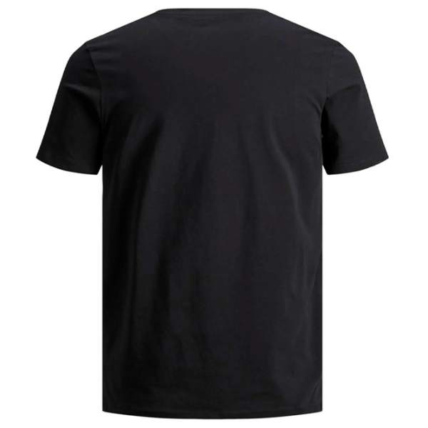 Футболка для мужчин Jack & Jones 1P 12156101 Хлопок/ Черный photo 2