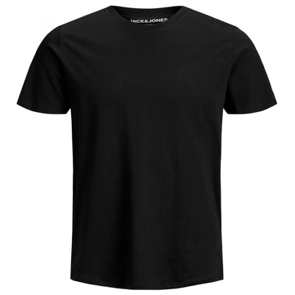 Футболка для мужчин Jack & Jones 1P 12156101 Хлопок/ Черный photo 5