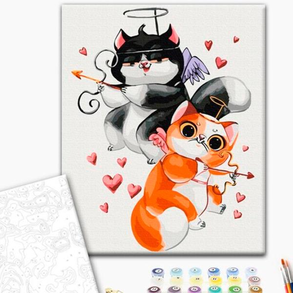 Картина по номерам BrushMe ЛаМурчик 50 x 40 см/ Вертикальная photo 2 Картина по номерам BrushMe ЛаМурчик 50 x 40 см/ Вертикальная photo 2