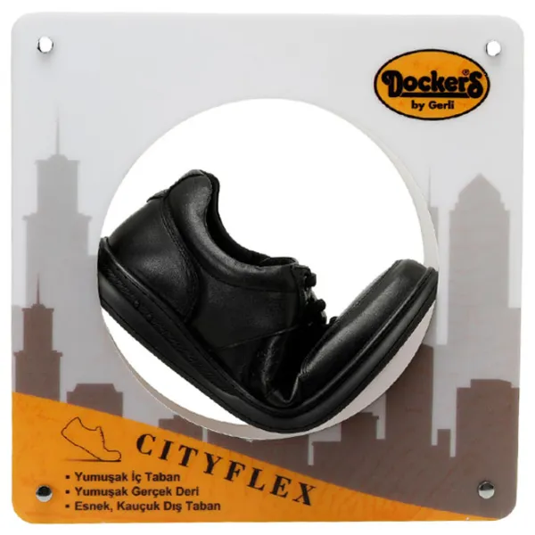 Pantofi pentru bărbați Dockers by Gerli 236006 4FX Primăvară/ Black photo 8