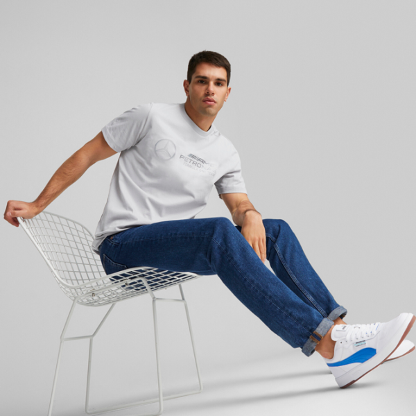 Футболка для мужчин Puma Mapf1 Logo Tee 100% хлопок/ Серебристый photo 5