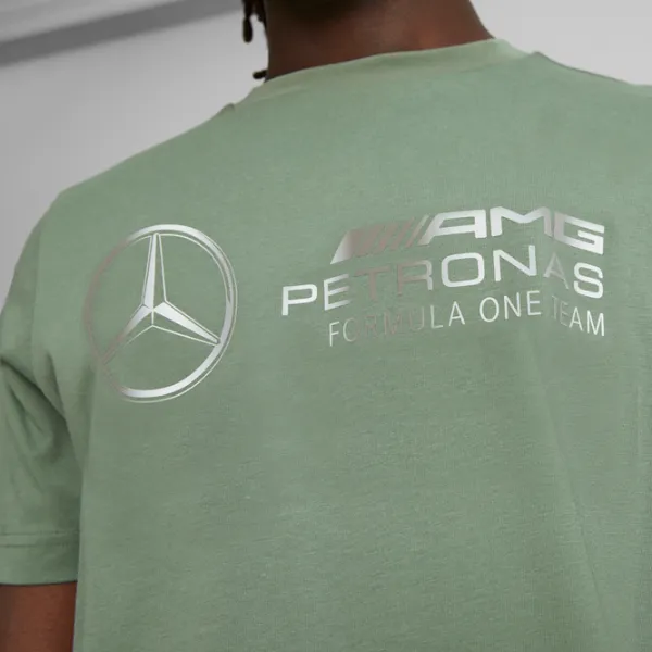 Футболка для мужчин Puma Mapf1 Logo Tee 100% хлопок/ Эвкалипт photo 6