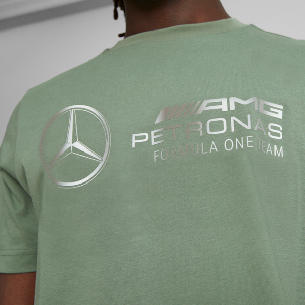 Футболка для мужчин Puma Mapf1 Logo Tee 100% хлопок/ Эвкалипт photo 6