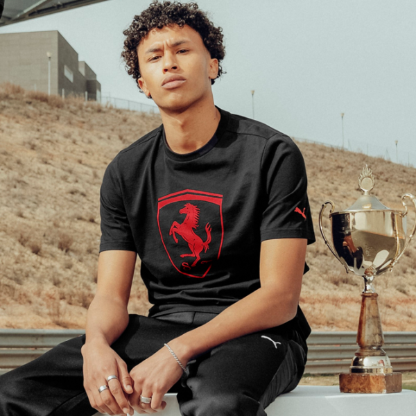 Футболка для мужчин Puma Ferrari Race Tonal Big Shield Tee 100% хлопок/ Черный photo 9 Футболка для мужчин Puma Ferrari Race Tonal Big Shield Tee 100% хлопок/ Черный photo 9