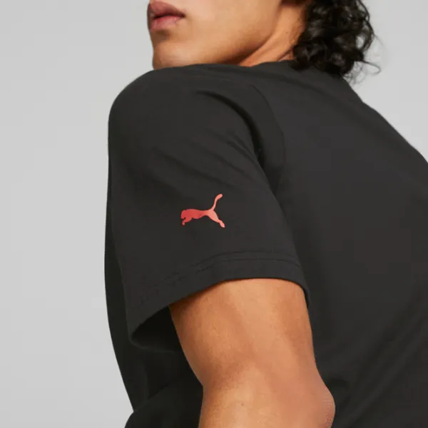 Tricou pentru bărbați Puma Ferrari Race Tonal Big Shield Tee 100% bumbac/ Black photo 7