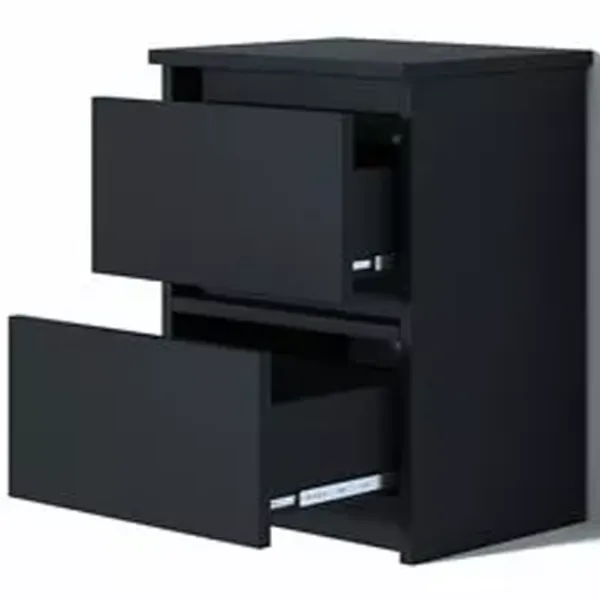 Тумбочки Fabrik Home Havana 55см x 40.5см x 33.5см/ ЛДСП/ Black photo 2