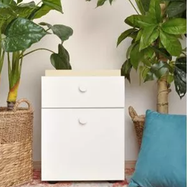 Noptiere Fabrik Home Linia  54 x 40 x 40 / PAL / White photo 2