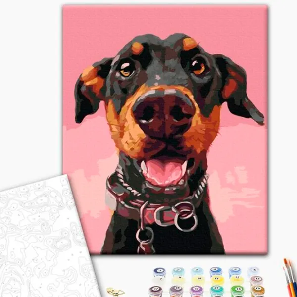 Pictură pe numere BrushMe Urmează-ți nasul 2 50 x 40 cm/ Verticală photo 2