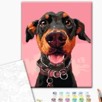 Картина по номерам BrushMe Следуй за своим носом 2 50 x 40 см/ Вертикальная photo 2
