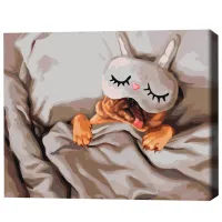Картина по номерам BrushMe Спящая красавица 50 x 40 см/ Горизонтальная photo 3