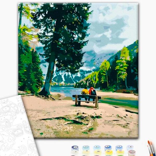 Картина по номерам BrushMe Путешественники 50 x 40 см/ Вертикальная photo 2