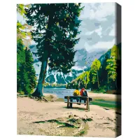 Картина по номерам BrushMe Путешественники 50 x 40 см/ Вертикальная photo 3