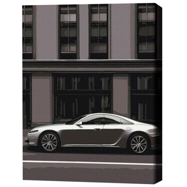 Pictură pe numere BrushMe Mașină metropolitană 50 x 40 cm/ Verticală photo 3