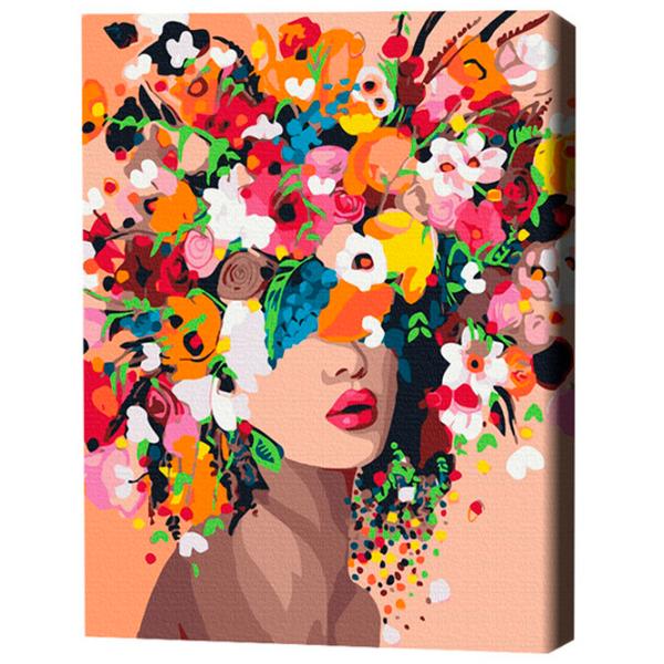 Pictură pe numere BrushMe Nimfa florilor 50 x 40 cm/ Verticală photo 3