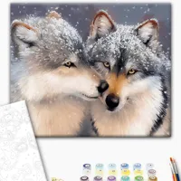 Картина по номерам BrushMe Нежное чувство 50 x 40 см/ Горизонтальная photo 2