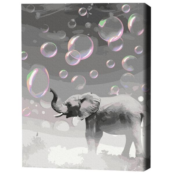 Pictură pe numere BrushMe Elefant visător 50 x 40 cm/ Verticală photo 3