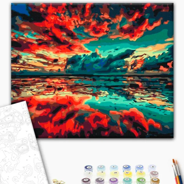 Картина по номерам BrushMe Отражение мира 50 x 40 см/ Горизонтальная photo 2