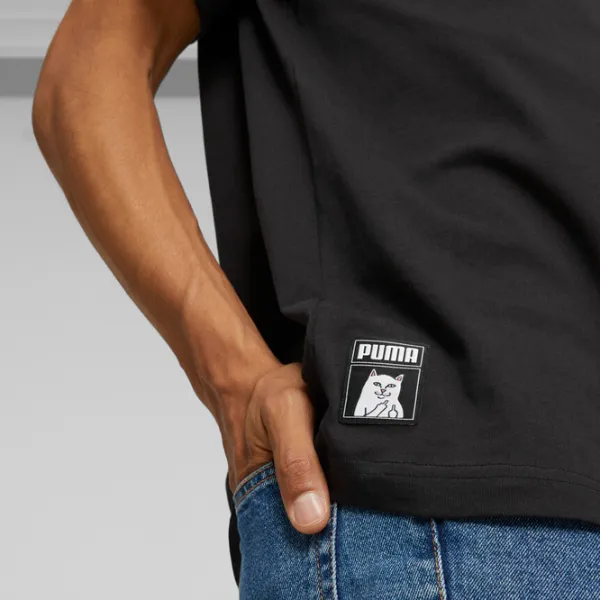 Tricou pentru bărbați Puma X Ripndip Pocket Tee 100% bumbac/ Black photo 4