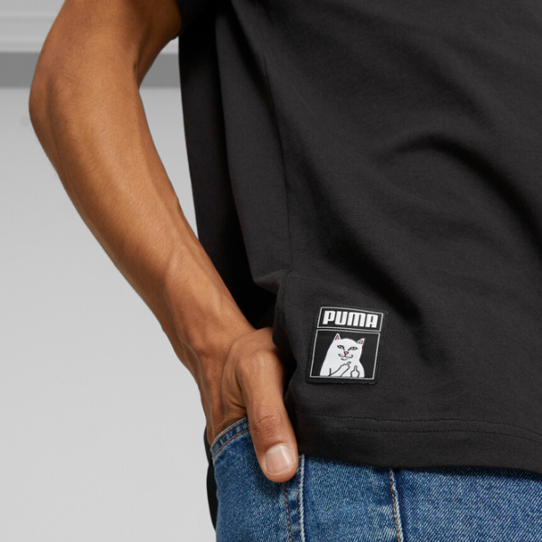 Tricou pentru bărbați Puma X Ripndip Pocket Tee 100% bumbac/ Black photo 4