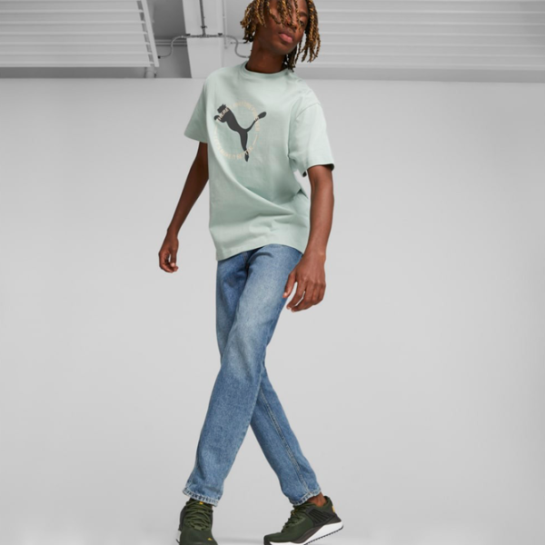 Tricou pentru bărbați Puma Better Sportswear Tee 100% bumbac/ Green photo 4