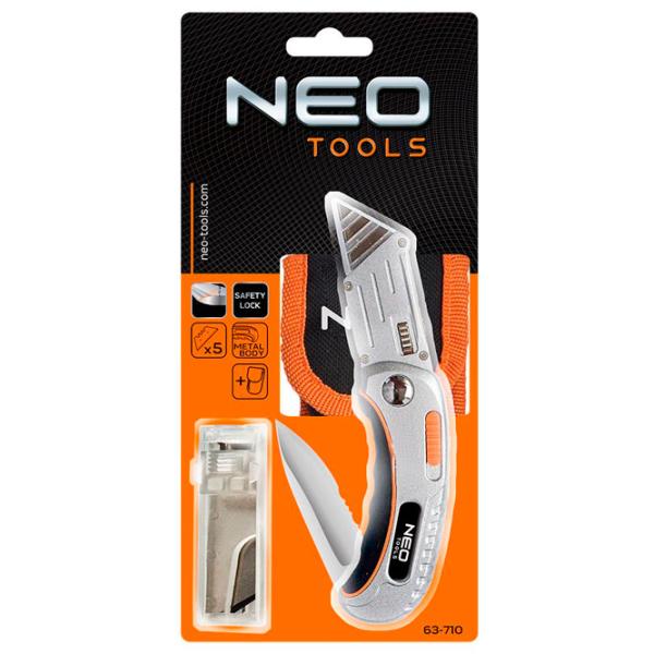 Нож NEO Tools 63-710 для штукатурно-отделочных работ/ Сталь photo 4