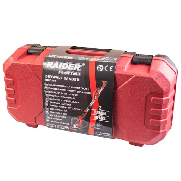 Шлифовальная машина Raider RD-DS07 для стен/ 750 Вт/ Красный photo 2 Шлифовальная машина Raider RD-DS07 для стен/ 750 Вт/ Красный photo 2