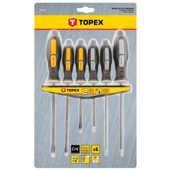 Набор отвёрток Topex 39D506 Количество в наборе: 6 photo 6