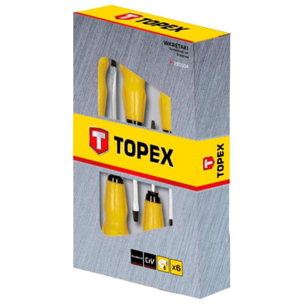 Набор отвёрток Topex 39D504 Количество в наборе: 6 photo 5