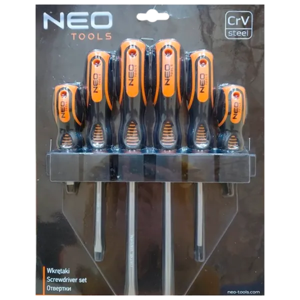 Набор отвёрток NEO Tools 04-193 Количество в наборе: 6 photo 6