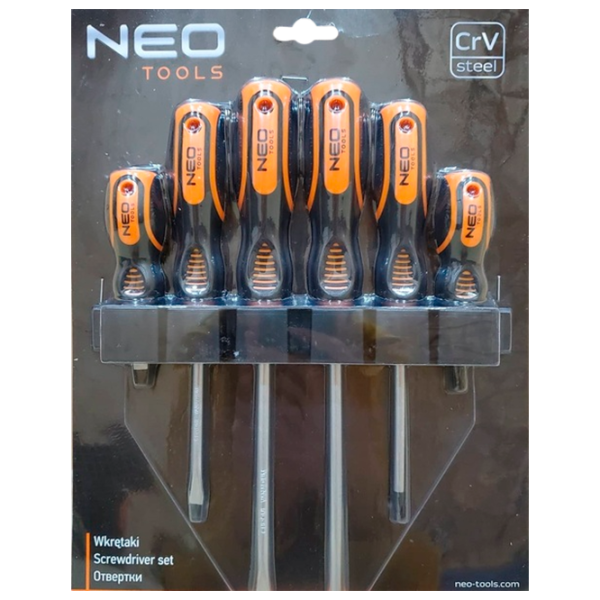 Набор отвёрток NEO Tools 04-193 Количество в наборе: 6 photo 6