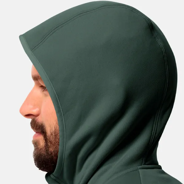 Hanorac pentru bărbați Jack Wolfskin Baiselberg Fz M Khaki photo 6