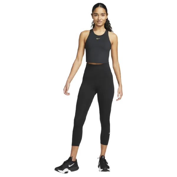 Тайтсы для женщин Nike One Dri-FIT M/ Черный photo 3 Тайтсы для женщин Nike One Dri-FIT M/ Черный photo 3