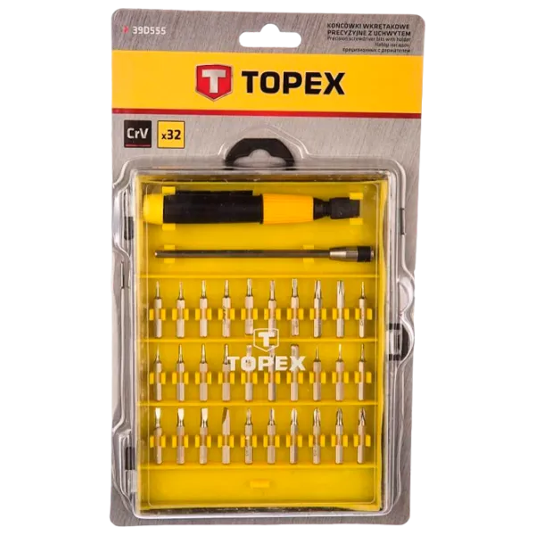 Набор отвёрток Topex 39D555 Количество в наборе: 32 photo 4