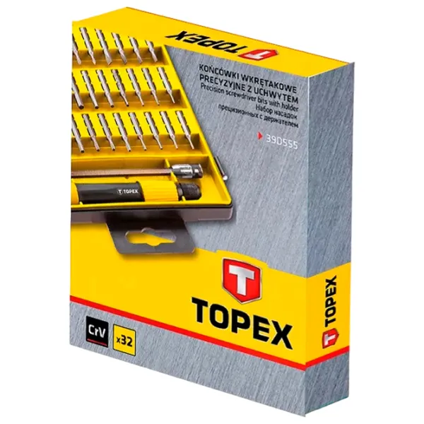 Набор отвёрток Topex 39D555 Количество в наборе: 32 photo 5