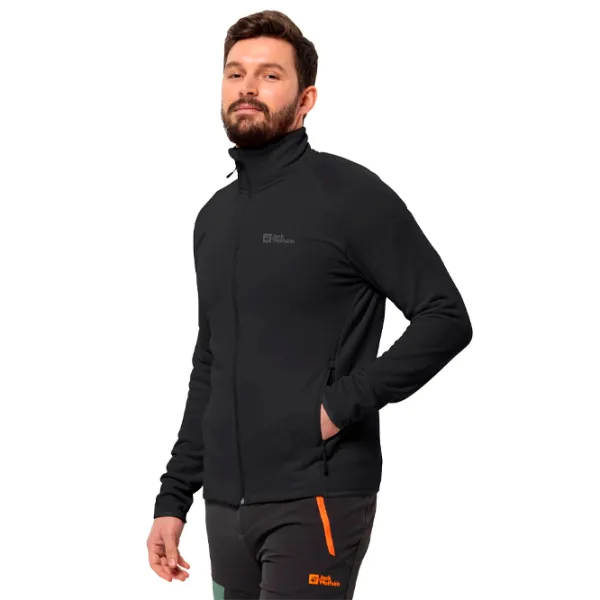 Hanorac pentru bărbați Jack Wolfskin Baiselberg Fz M Black photo 2