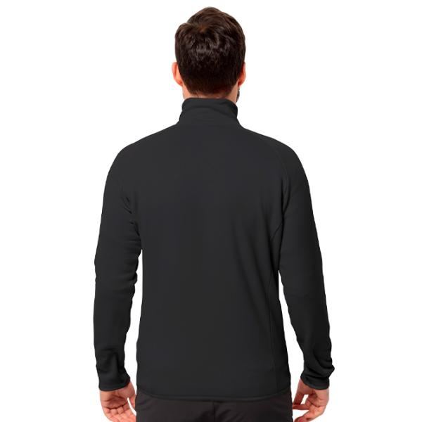 Hanorac pentru bărbați Jack Wolfskin Baiselberg Fz M Black photo 3