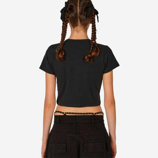 Tricou pentru femei Nike W Nsw Bby Tee Swsh 33% poliester/ Black photo 3