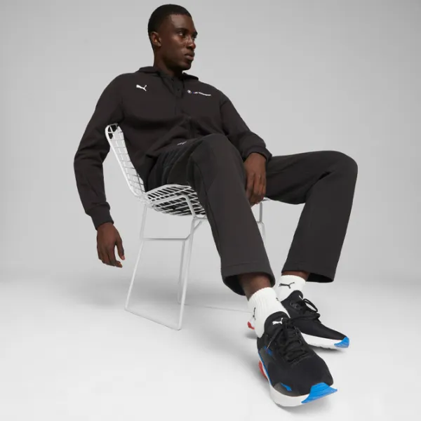 Hanorac pentru bărbați Puma Bmw Mms Hdd Sweat Jacket Black photo 5