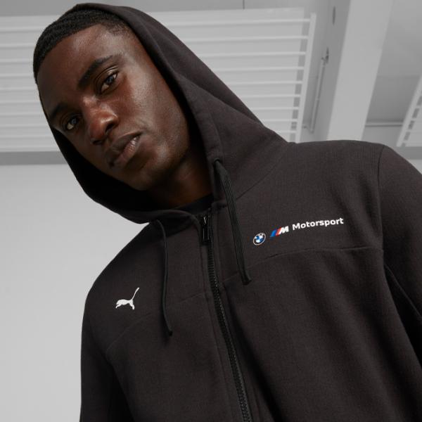 Hanorac pentru bărbați Puma Bmw Mms Hdd Sweat Jacket Black photo 6